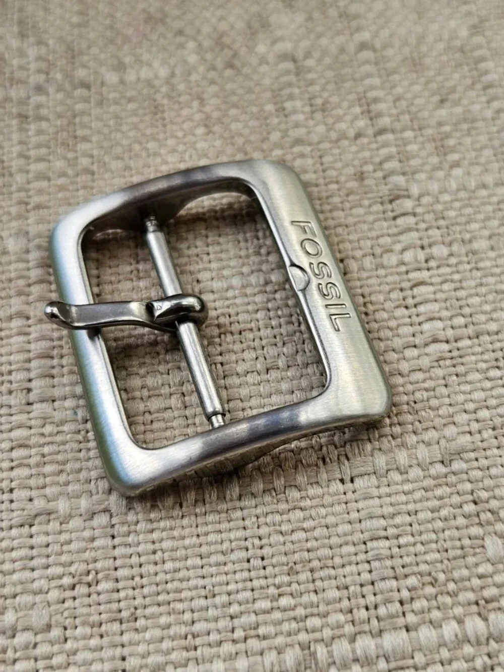 Fossil Strap Buckle Silver Tone Replacement Buckle for Watch Band Size